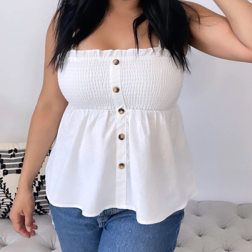 HYFVE White Button-Front Camisole